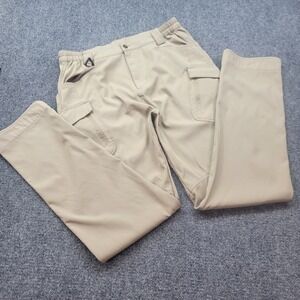 Tactical Series Mens XL-34 Cargo Pants Tan Khaki Utility Hiking Outdoor Trousers